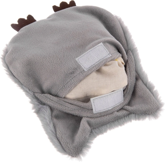 Puha, mosható, bagoly alakú huzat