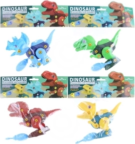 Csavarozható dinoszaurusz építőkészlet gyerekeknek