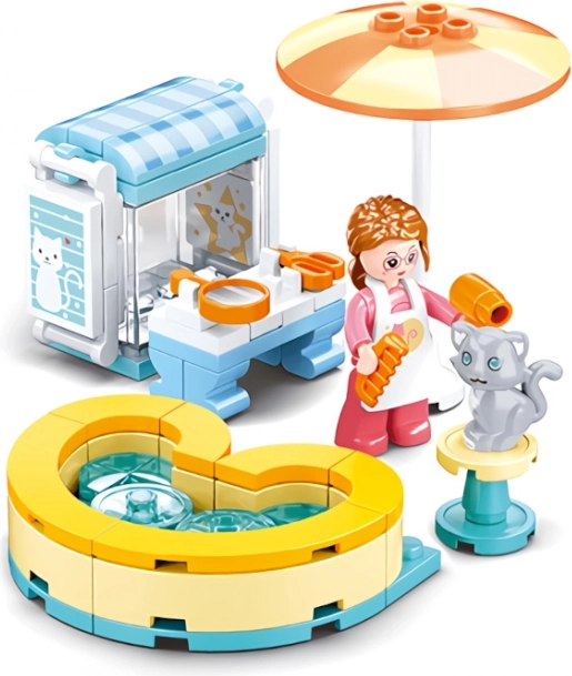 Sluban Girls Dream cicás szalon építőkészlet