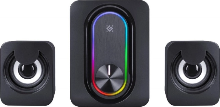 2.1 számítógépes hangszórók Bluetooth 5.3-mal és LED háttérvilágítással, 11 W