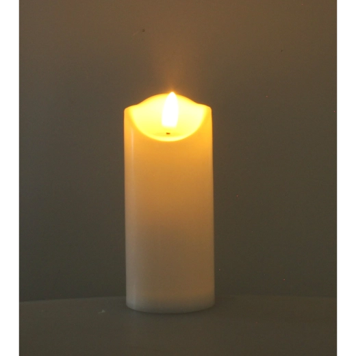 LED gyertya 12,5 cm lánghatással, vegyes színek