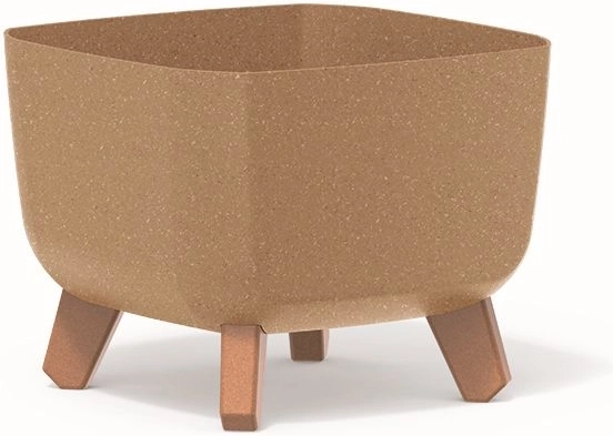 Gracia Square Eco Wood virágtartó 24 × 24 cm naturo