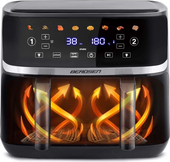 Erőteljes forró levegő keringetés és 8 program