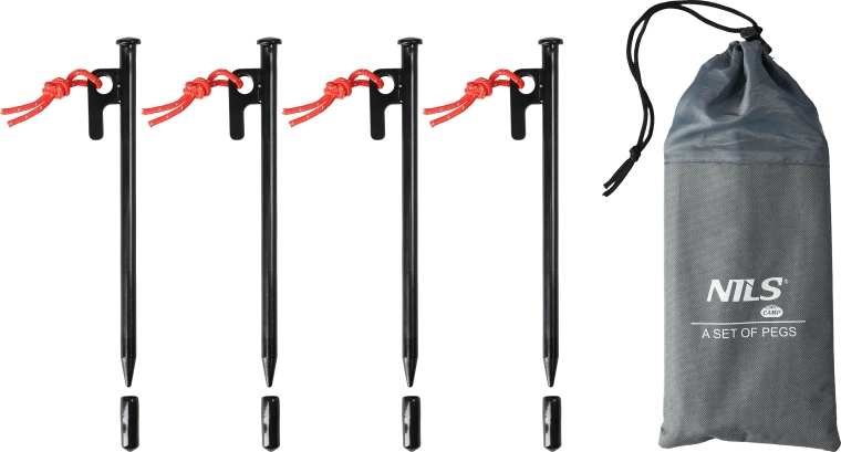 NILS Camp sátorcövekek szemmel és zsinórral