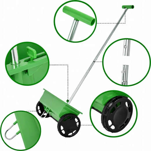Kényelmes T‑fogantyú és állítható nyél