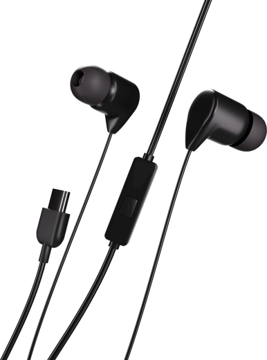 Maxell BASS 13 fülhallgató USB-C csatlakozóval, fekete