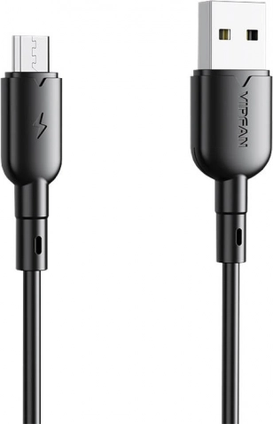 USB A na Micro USB kábel Vipfan X11 fekete 1m