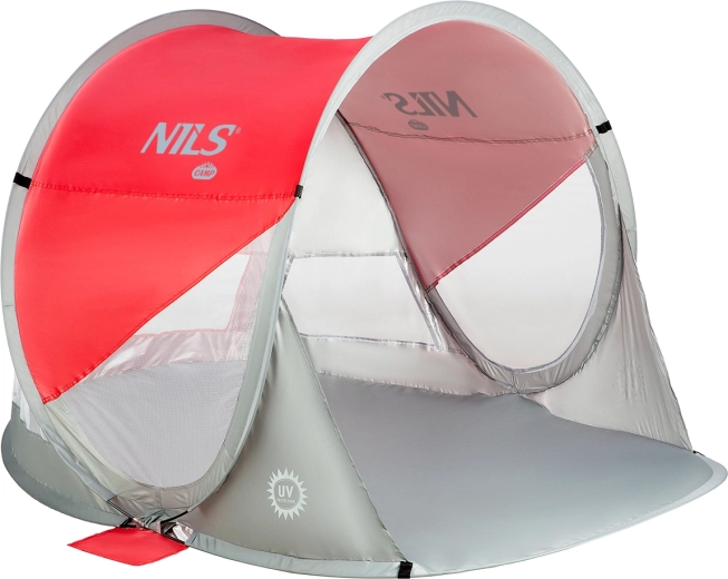 Önfelálló strandsátor NILS Camp, piros
