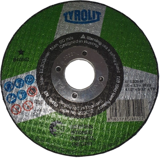 Vágókorong kőhöz és öntöttvashoz 115 × 2,5 × 22,2 mm