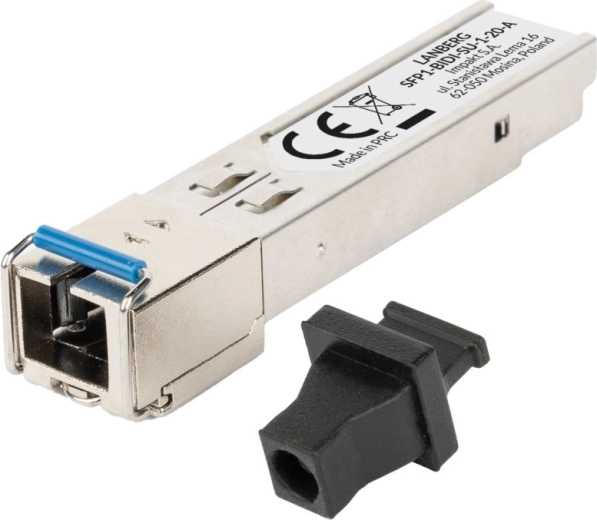 Optikai SFP Bidi modul, 1,25 Gb/s, 20 km, 1310/1550 nm, SC/UPC A