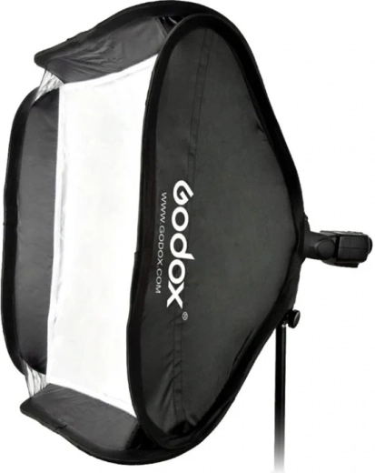Godox összecsukható softbox 80 × 80 cm Godox S tartóval és Bowens bajonettel