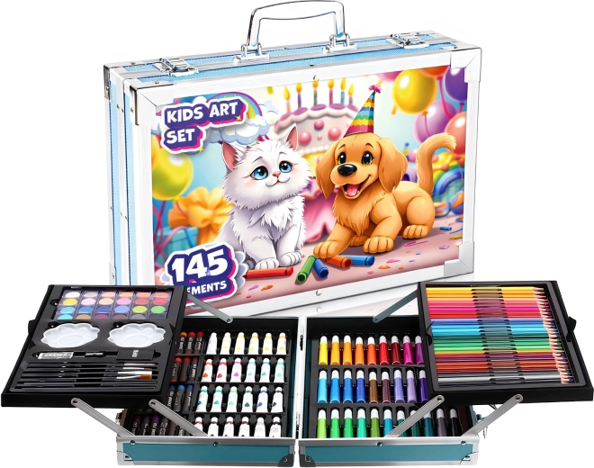 Renew Force Pets gyerek kreatív készlet, 145 darabos, bőröndben