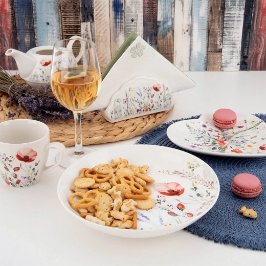 Stílusos Mák virágminta