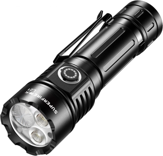 Superfire L21 kompakt LED zseblámpa 1350 lm USB-C