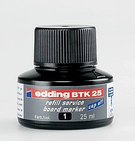 Edding BTK 25 tinta, fekete – utántöltő táblafilcekhez
