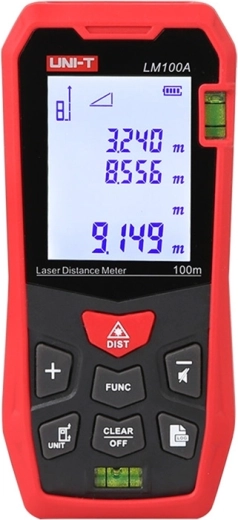 Uni-T LM100A lézeres távolságmérő 100 m