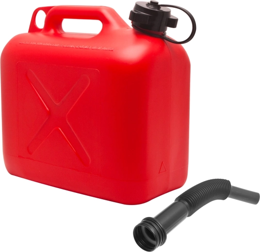 5 literes benzineskanna kiöntőcsővel