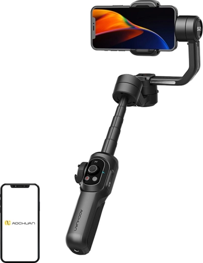 AOCHUAN Smart S2 mobil stabilizátor (fekete)