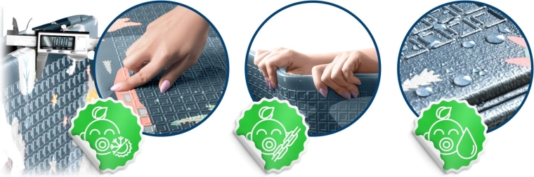 Ütéscsillapítás és hőszigetelés 1 cm XPE-nek köszönhetően