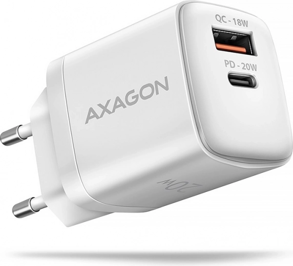 ACU-PQ20W 20 W-os QC3.0/AFC/FCP + Type-C PD hálózati töltő, fehér