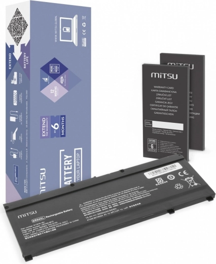 Akkumulátor HP OMEN 15-DC-hez, 3500 mAh, 54 Wh, 15,4 V
