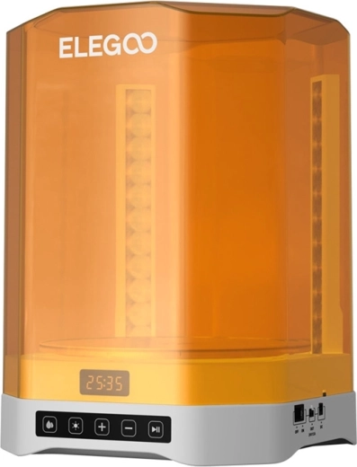 Egyenletes 360°-os UV-kikeményítés