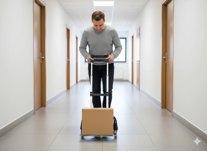 Teleszkópos fogantyú és stabil lap