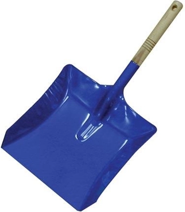 Kézi szemétlapát fa nyéllel