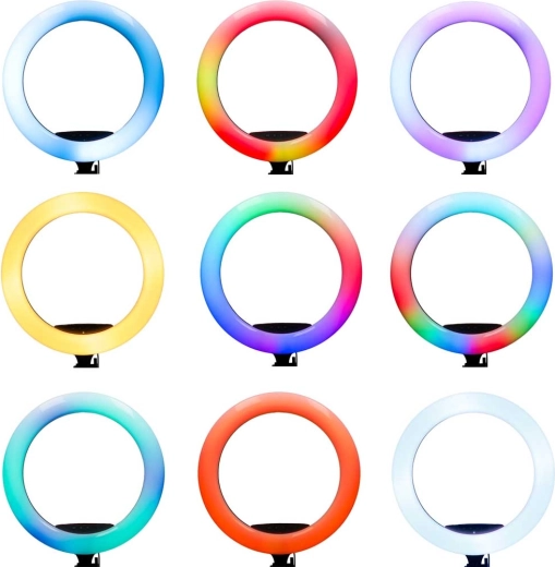 RGB színek, fehér 2700–7000 K és dinamikus módok