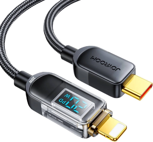 Joyroom 20W 1,2m fekete USB-C - Lightning töltőkábel