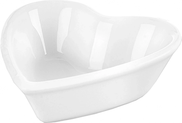 Szív alakú dizájn stílusos tálaláshoz