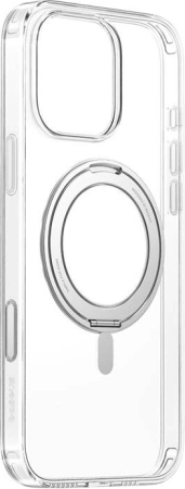 Mágneses átlátszó tok BASEUS SkyRing 360° állvánnyal iPhone 16 Pro-hoz