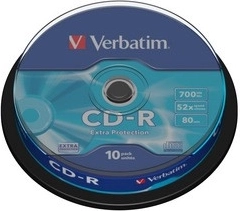 Verbatim CD-R Extra Protection 700 MB 52x - 10 db