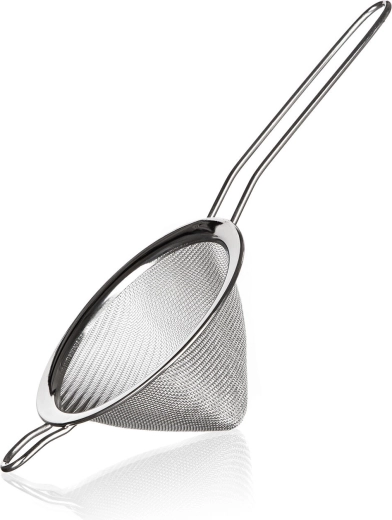 Kúpos rozsdamentes szűrő 8,5 cm AKCENT