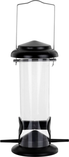 Átlátszó tartály a takarmány gyors ellenőrzéséhez