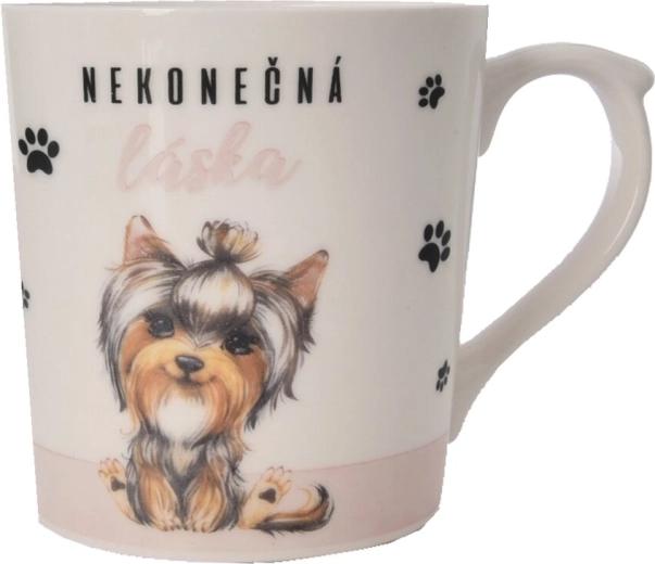Kerámia bögre Végtelen szerelem – kutya 550 ml