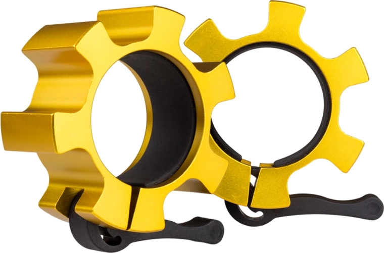 Gyorsrögzítő zárak 50 mm-es olimpiai rúdhoz – arany HMS ZG1500