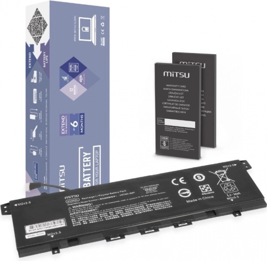MITSU KC04XL akkumulátor HP Envy x360 13-ag/13-ar/13-ah/13-aq ноутбукokhoz (53 Wh, 15,4 V)