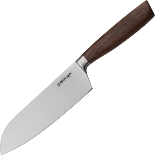 Böker Core santoku konyhakés 16,7 cm, diófa