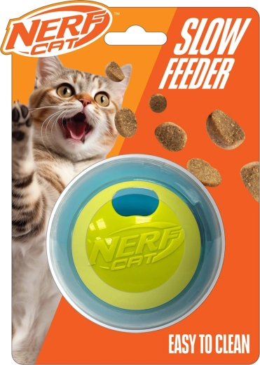 Nerf Cat interaktív jutalomfalat-labda macskáknak 9 cm