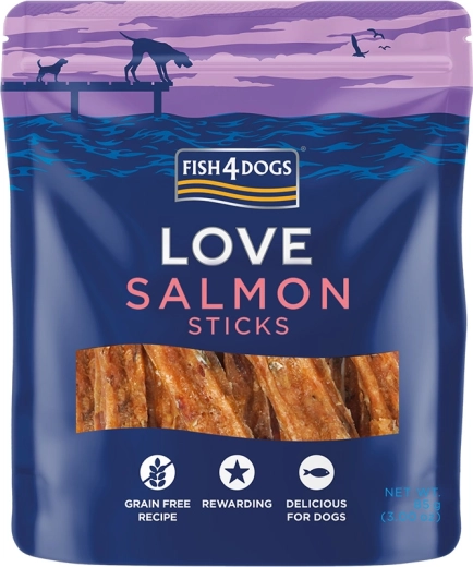 Fish4Dogs Love lazacos rudak kutyáknak 85 g
