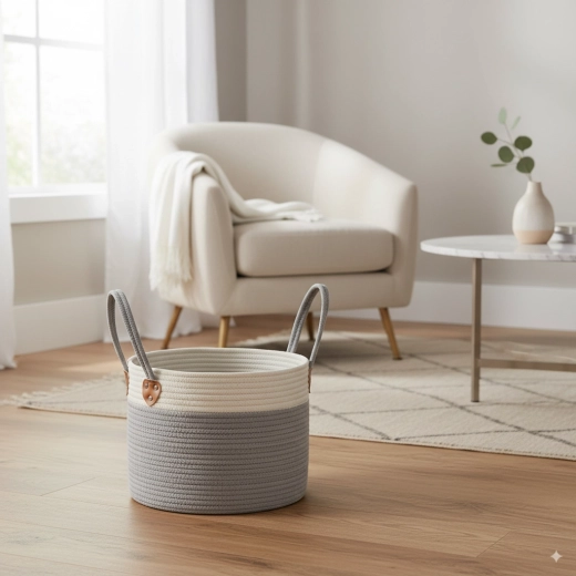 Puha és tartós textil védi a tartalmat és a padlót