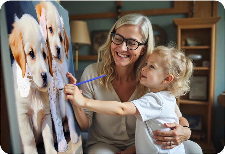 Lépésről lépésre a tökéletes kiskutya-motívumhoz
