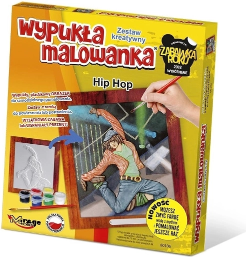 Domború festés – Hip Hop táncos (kreatív készlet)
