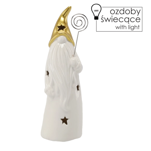 Fényes kerámia és arany kalap