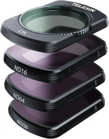 Objektív szűrőkészlet CPL + ND16/64/256 TELESIN a DJI Osmo Pocket 3-hoz