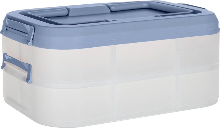 Kétrétegű party doboz fogantyúkkal