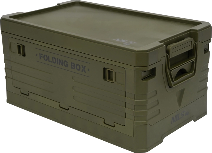 NILS Camp összecsukható tárolódoboz fedéllel, 32 l