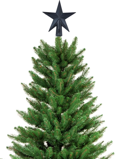 Csúcsdísz csillag mint látványos lezárás