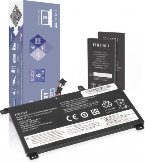 Akkumulátor Lenovo ThinkPad T570 és T580 készülékekhez 2000mAh